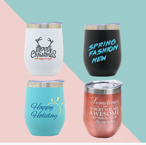 Gobelet à cocktail en acier inoxydable noir mat de 12 oz avec couvercle coulissant et paille, idéal pour la sublimation - Product Image 1