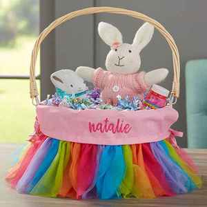 Hot Selling Custom Monogram Tutu <strong>Easter</strong> Basket Ballerina Girls <strong>Easter</strong> Bucket <strong>Easter</strong> Decoration Candy <strong>Bags</strong> - Product Image 5