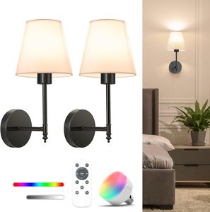 Hot Sale Nordic <strong>LED</strong> Iron <strong>Wall</strong> <strong>Light</strong> Touch Control <strong>Dimmable</strong> High CRI 90 2700K Soft Warm White 2-Year Warranty Living Room Bedroom - Product Image 1