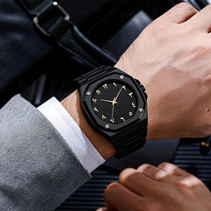 <span class=keywords><strong>Orologio</strong></span> da Polso Casual da <span class=keywords><strong>Uomo</strong></span> al Quarzo con Quadrante Arabo <span class=keywords><strong>Nero</strong></span> alla Moda, Orologi da Polso Personalizzati all'Ingrosso - Product Image 4
