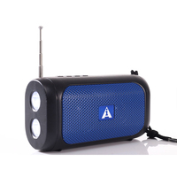 Haut-parleur solaire sans fil créatif, mini haut-parleurs portables de voyage avec lampe torche, radio FM, haut-parleur extérieur, lampe torche
