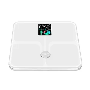 OEM Rechargeable Smart Bluetooth Weighing Scale Bt/Wifi Dual Connection With Lcd Display