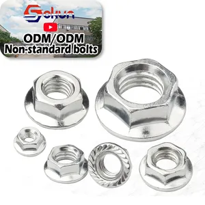 Professional Manufacturer Flange Toothed Hex Head Nut M8: High-Quality Nut for Universal Brand Cars