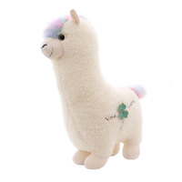 Boneka Alpaca Fantasi Lucu Bahan Ramah Kulit Berkualitas Tinggi Grosir Pabrik Isi Kapas PP Mainan Plush Pilihan Ukuran Beragam