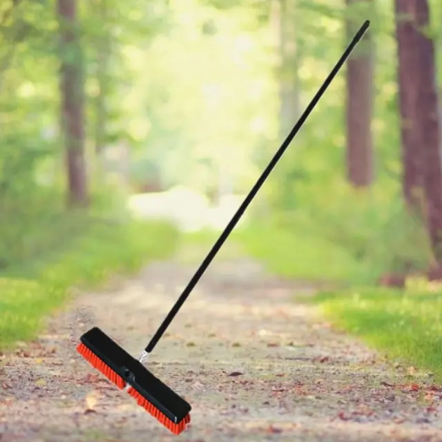 Großhandel 18 ''24'' Plastic Stick Push Broom mit Metall besen griff