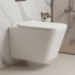 Vanity Washdown One Piece Drenaje de pared flotante de cerámica <span class=keywords><strong>Inodoro</strong></span> colgado <span class=keywords><strong>Inodoro</strong></span> Tanque oculto <span class=keywords><strong>Inodoro</strong></span> con botón de descarga redondo - Product Image 5