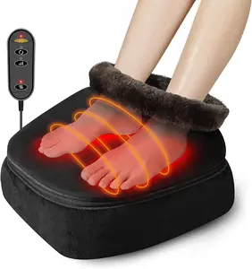 2023 Foot Heater with Vibration Massage and 2 Settings Heat, Feet Warmers Massager for Foot,Leg,Back Relief
