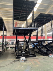 Đường lái xe đến tầng hầm 2 cấp Scissor xe nâng nền tảng ngầm nhà để xe nâng - Product Image 6