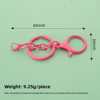 Kleur Verf Sleutelhanger Ketting Opknoping 303 Kreeft Gesp Creatieve Diy Sieraden Sleutelhanger Accessoires