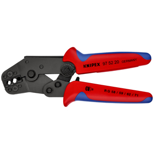 Alicates de crimpado Knipex 97 52 20 RG 58 59 62 71 Alemania, crimpadora de cables - Product Image 1