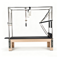 Lit de Pilates Cadillac ou table de trapèze en bois d'érable haut de gamme, de qualité supérieure et durable pour salle de sport ou studio de yoga Pilates