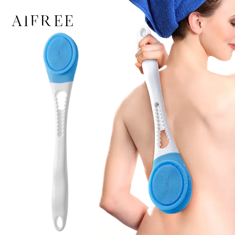 AIFREE Electric Vibration Bath Brush IPX7 Waterproof Exfoliation Massage Body Clean Brush Multifunction Bath Brush