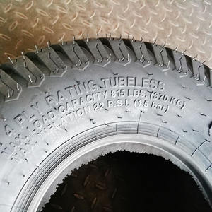 Pneus ATV 18x8.5-8 pour voiturettes de golf, pneus pour tracteurs de pelouse avec 4 valves droites, pneus sans chambre à air pour voiturettes de golf et tondeuses à gazon - Product Image 3