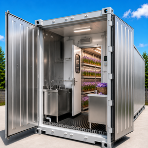 Système de culture verticale mobile en conteneur maritime clé en main pour la production de safran, prix usine - Product Image 1