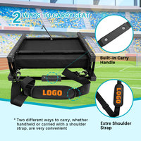 Siège de stade avec support dorsal Gradins pliants portables Chaise de sièges de stade