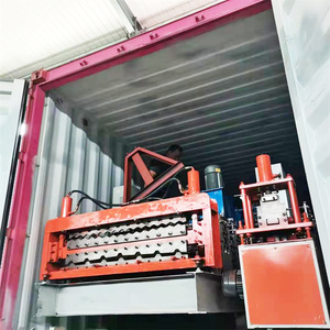 Aluzinc Galvanized <b>Sheet</b> Metal Steel Coil Portable Metal Roofing Roll Forming Machine for Making Roof <b>Sheets</b> - Product Image 6