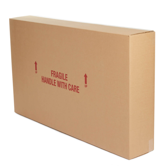 TV Storage and Moving Box Corrugated Carton Box Logistics Packaging Paper for LCD TV Heavy Duty Recyclable Corrugated Box