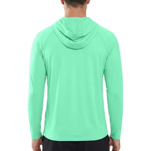 T-shirt de pêche à capuche pour homme Twekfish, manches longues, protection solaire UPF 50+, léger, vêtements de plein air - Product Image 2