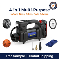 2026 Hot Selling High Quality ABS Material 12V Lithium Battery Air Compressor Portable Tire Inflator CE Certification Emergency