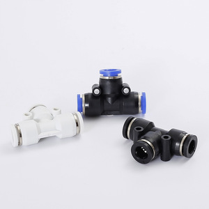 Raccord rapide pneumatique de type T Xitai 8 10 12 16 mm en laiton et plastique pour raccord de tuyau d'air - Product Image 2