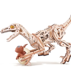 <span class=keywords><strong>ROKR</strong></span> Velociraptor Dinosaure Mécanique, Cadeau pour Garçon, Fille, Bricolage, Modèle de Construction Fait Main, Jouet, Coffret Cadeau - Product Image 5
