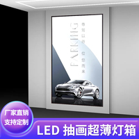 Caisson lumineux publicitaire LED pour l'extérieur et l'intérieur A1/A2/A3/A4/A5 pour restaurant magasin Menu Snap Frame Temper Glass Sign Light Box