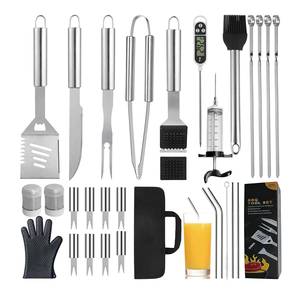 Juego de Herramientas para Barbacoa de Alta Resistencia para Exteriores, Acero Inoxidable Resistente al Calor, Más de 12 Piezas, Accesorios para Barbacoa - Product Image 1