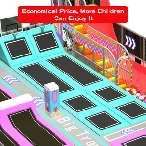 Chuyên nghiệp HG thương mại phiêu lưu Trampoline công viên cho trẻ em sân chơi trong nhà thiết bị> <span class=keywords><strong>10</strong></span> công suất cho công viên giải trí - Product Image 3