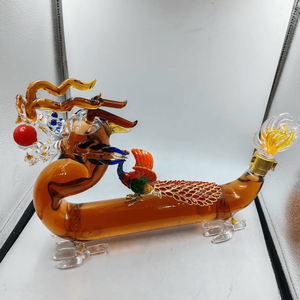Thiết Kế Mới Handmade Borosilicate Rồng Hình Thủy Tinh <span class=keywords><strong>Whisky</strong></span> Decanter Động Vật Hình Chai Thủy Tinh - Product Image 2