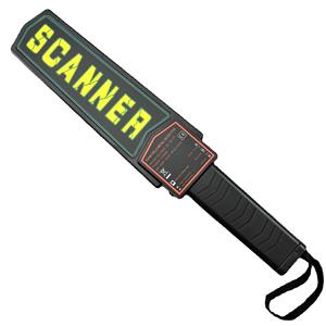 Commutateur unique MD3003B1 détecteur de métaux de corps de sécurité portable matière plastique certifié ROHS son lumière Vibration Double alarme - Product Image 1