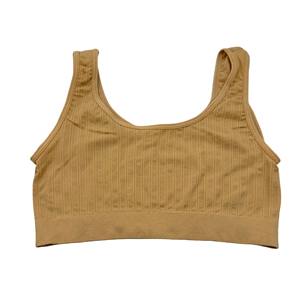 패션 아름다운 크로스 백 요가 브래지어 실행 스포츠 속옷 요가 의류 여성을위한 극단적 인 알몸 느낌 사용자 정의 직물 - Product Image 3