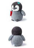 Peluche petit pingouin, animal marin de dessin animé, pêcheur de poissons, en coton PP, tissu super doux, poupée en tissu pour bébé 0-24 mois, vente en gros
