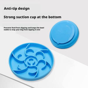 Comedero Lento de Silicona para Perros, Tapete de Alimentación Antideslizante y Anti-Asfixia de Grado Alimenticio, Previene la Hinchazón en Perros Pequeños, Medianos y Grandes - Product Image 3
