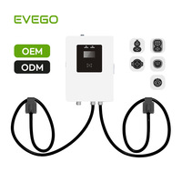 EVEGO Nouveau chargeur rapide pour véhicules électriques 40 kW à écran tactile RFID APP DC certifié TUV compatible OCPP 2.0.1 CCS2 CHAdeMO IP55