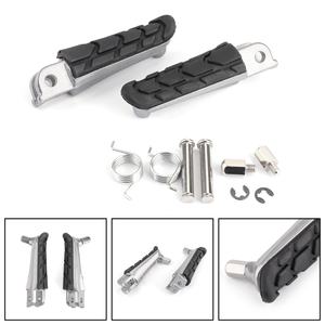 Poggiapiedi Pedane Moto Anteriori per Honda CB250 HORNET 250 600 CBR600F CB600F <span class=keywords><strong>NC700</strong></span> - Product Image 1