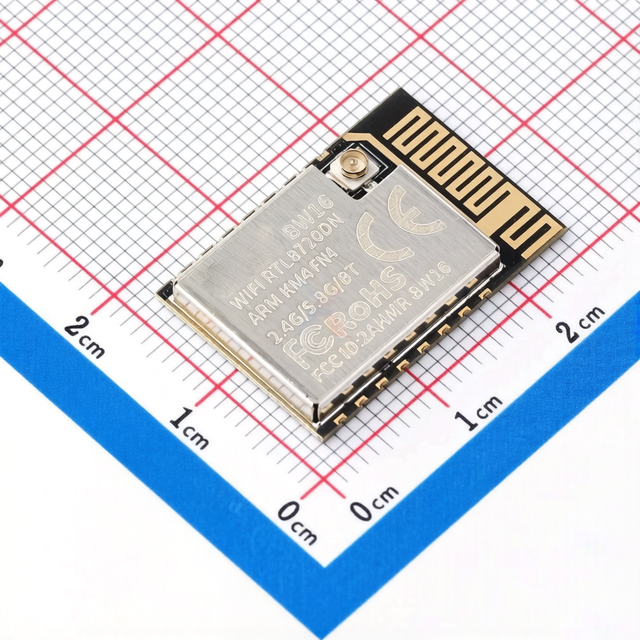Genuine BW16 WITH BASE WiFi & Bluetooth Dual-Band Module, RTL8720DN Chip, 2.4GHz/5GHz 802.11a/b/g/n, SMD-16P, in Stock