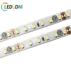 Faixa de luz de led ajustável smd3528, faixa de luz led flexível 120d dc12/24v, decoração de centro de compras branco ce