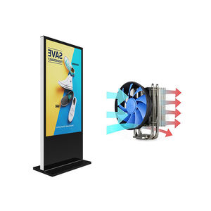 ป้ายดิจิตอลตั้งพื้นกลางแจ้ง43 49 55 65นิ้วตู้โฆษณา LCD โทเท็มกลางแจ้ง - Product Image 6