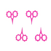 Ciseaux de tailleur rose vif Tournesol, mini-ciseaux de couture et de broderie, outil de coupe pour le point de croix et les loisirs créatifs