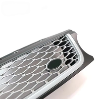 Cache-Vent Latéral de Grille de Pare-Chocs Avant Noir Argent Compatible Land Rover Range Rover Sport 2010-2013 L320