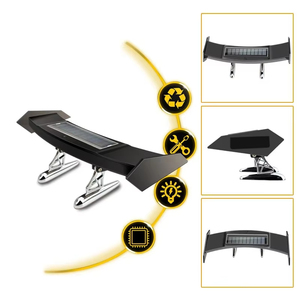 <span class=keywords><strong>Mini</strong></span> năng lượng mặt trời xe phía sau Spoiler đuôi ánh sáng phổ 12V LED nhấp nháy cảnh báo không thấm nước cánh với cảm biến thông minh sửa đổi phụ kiện - Product Image 5