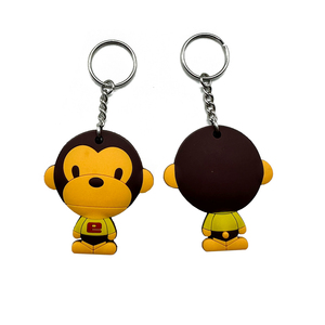 Vật liệu Silicone tùy chỉnh phim hoạt hình tag RFID Máy Photocopy Móc chìa khóa - Product Image 5