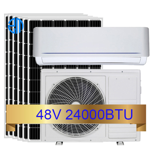 Climatiseur solaire hybride split 2 tonnes 24000 BTU 3 CV 100% solaire DC48V alimenté par batterie ZM-24K 3 CV - Product Image 1