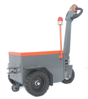 Tracteur électrique autoporté de haute qualité YCMG certifié CE, 1-10 tonnes, avec batterie au plomb-acide et pneus pleins, pour une utilisation assise ou debout, chariot électrique