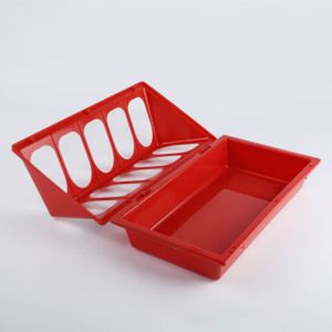 20 Löcher Kunststoff Geflügel Feeder & Trinker-Huhn Wachtel Küken Taube Fütterung Trog für die Farm - Product Image 2