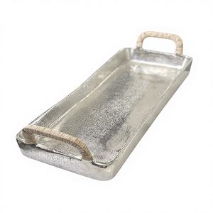 Bandeja de Aluminio Personalizada al por Mayor para Servir Alimentos, Bandeja Metálica para Frutos Secos en Grandes Cantidades para Hoteles y Restaurantes, Precio Económico, India Deluxe - Product Image 1