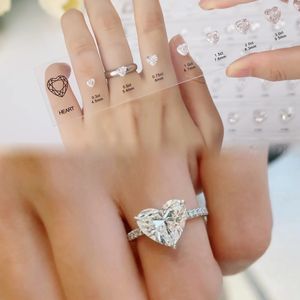 Graphiques de pierres précieuses personnalisées 5A Zircon cubique blanc Sets Forme ovale 0.5ct-5ct Size Diamond Chart Outil de comparaison <span class=keywords><strong>des</strong></span> tailles de diamants - Product Image 3