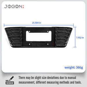 Para Corvette C8 Z06 2023-2025, soporte trasero para matrícula, cubierta de marco, accesorios exteriores ABS - Product Image 6