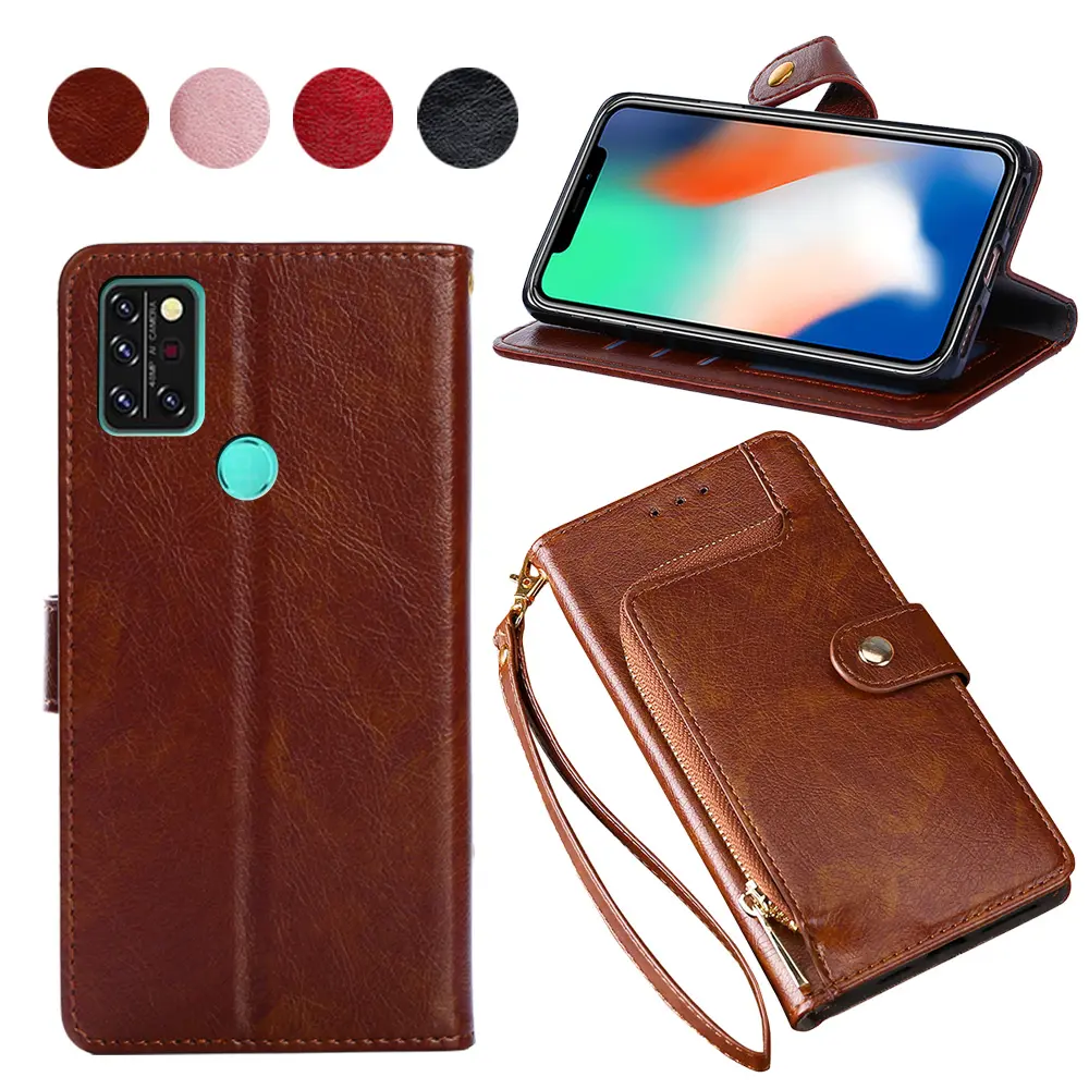 Hote Sale Phone Case for Umidigi A13 A11 A9 A9S A9 X S5 S2 Pro Power 5S 5 3 Leather Wallet Zipper mobile Case