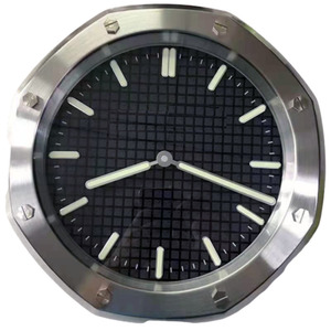 <span class=keywords><strong>Horloge</strong></span> murale design de luxe en quartz et métal, grande décoration d'intérieur, <span class=keywords><strong>horloge</strong></span> moderne, <span class=keywords><strong>horloge</strong></span> unique en verre, art du quartz analogique - Product Image 3